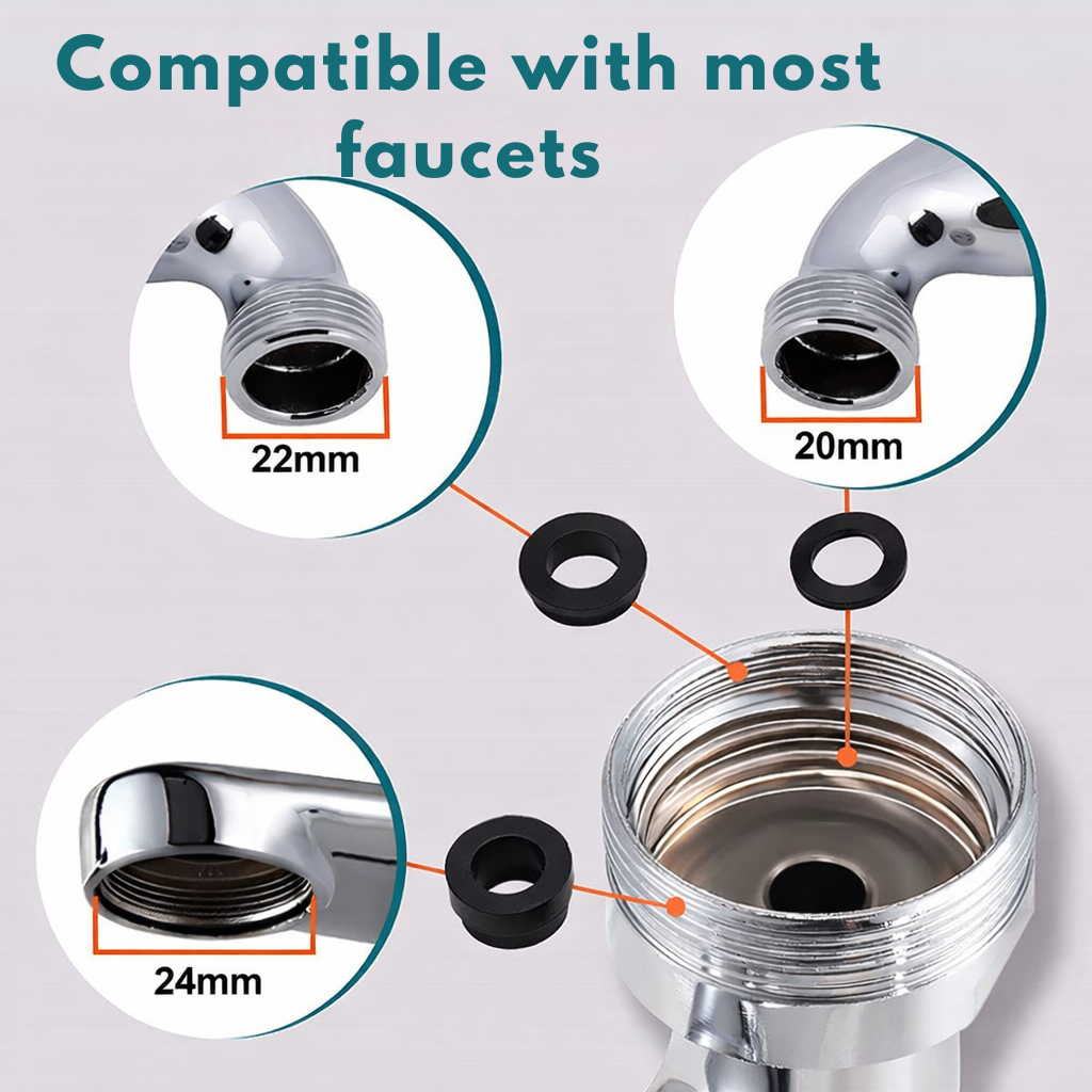 1080° Rotating Faucet Extender with 2 Water Modes