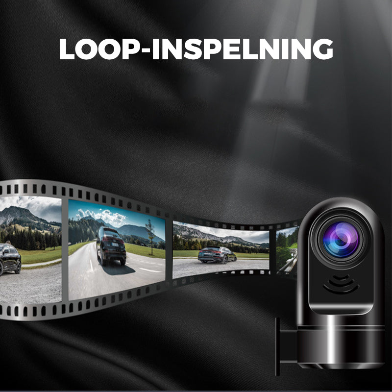 1080P HD 360° Rotating ADAS Dash Cam with Night Vision