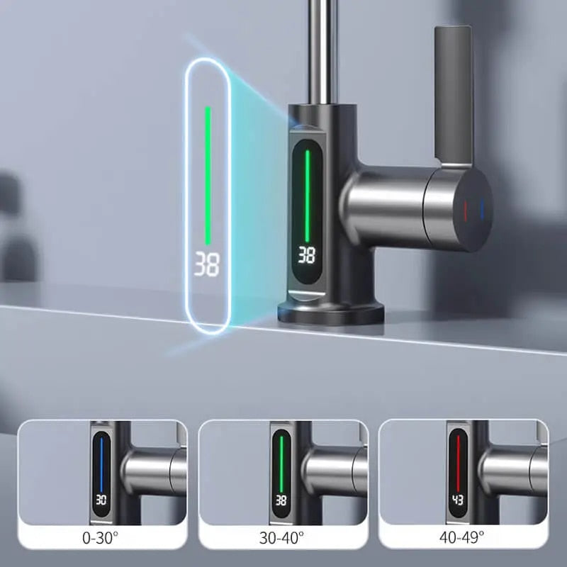 3-in-1 Extendable Intelligent Waterfall Faucet