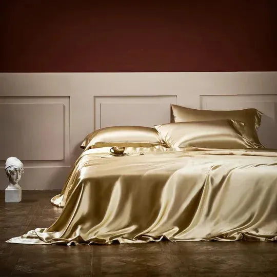 4-Piece 22 Momme Silk Bedding Set