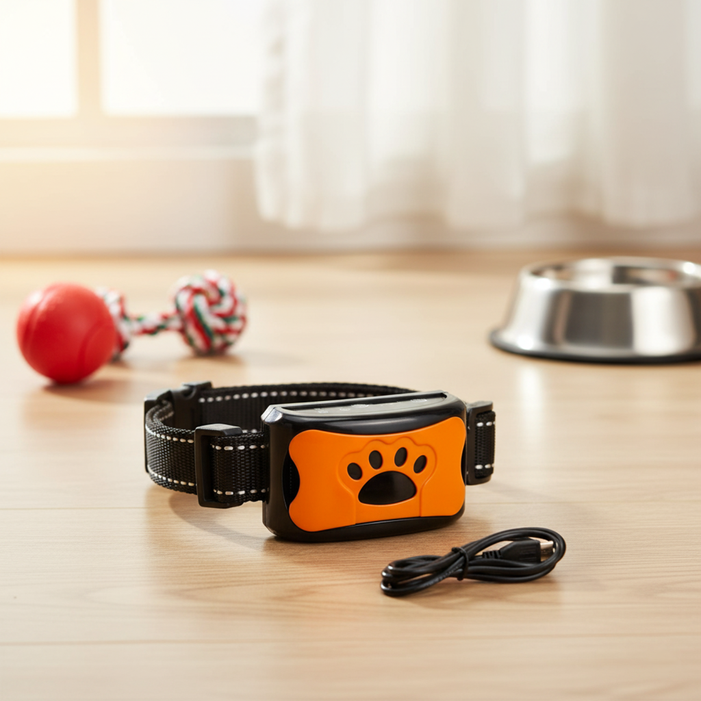 Anti-Bark Dog Training Collar with Vibration and Ultrasonic Sound