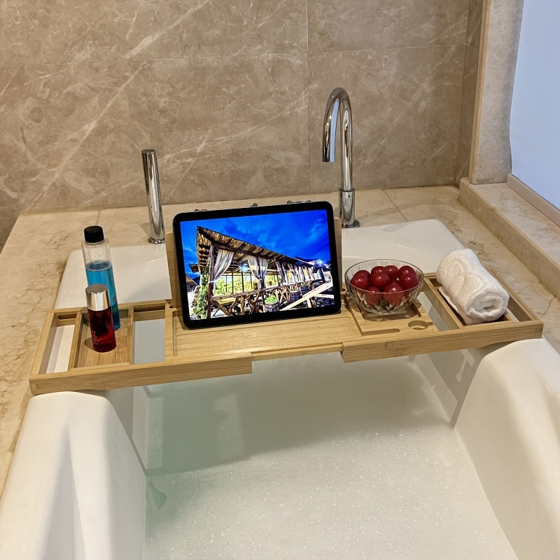 Bamboo Bathtub Caddy
