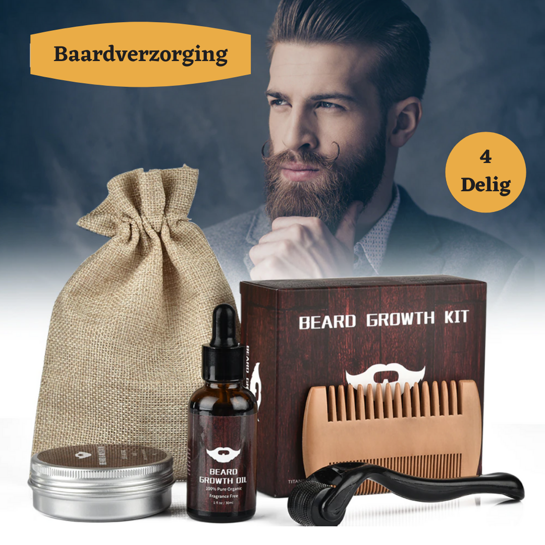 Beard Growth Barber Kit | Stimulates Beard Growth & Nourishes Skin