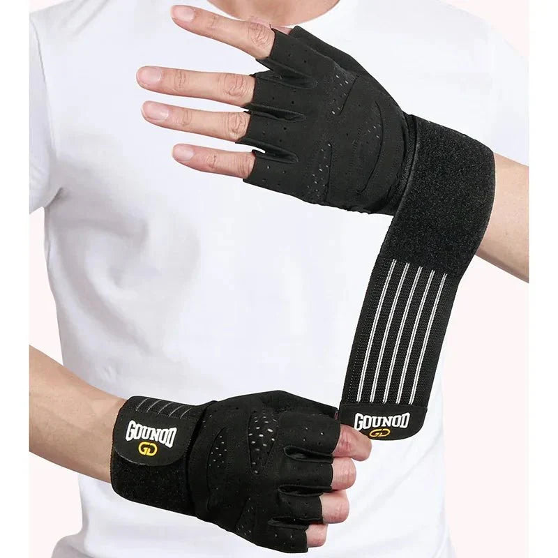 Breathable Fitness Gloves with Wrist Support