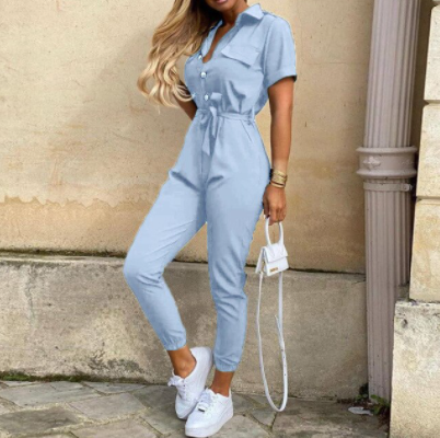 Button-Down Jumpsuit