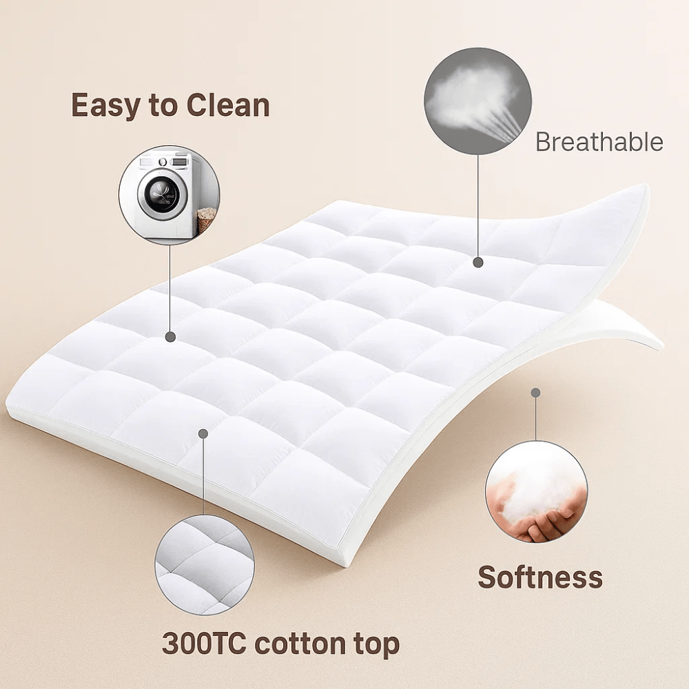 Comfortable Cooling Mattress Topper