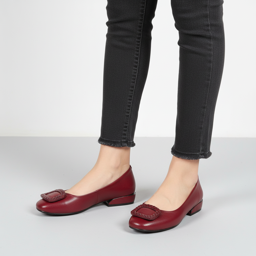 Comfortable Low-Heeled Flats