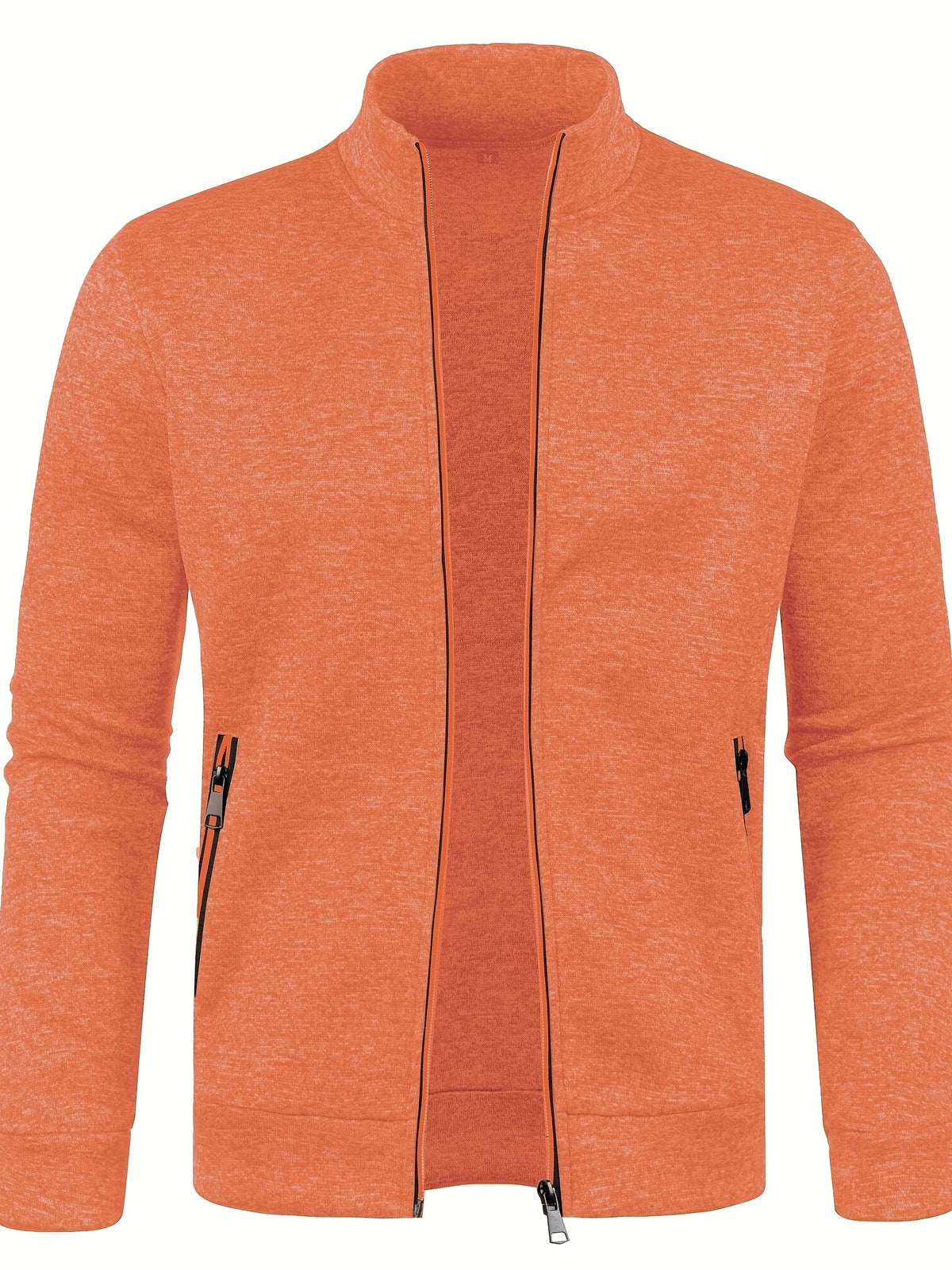Comfortable Men's Zip-Up Cardigan