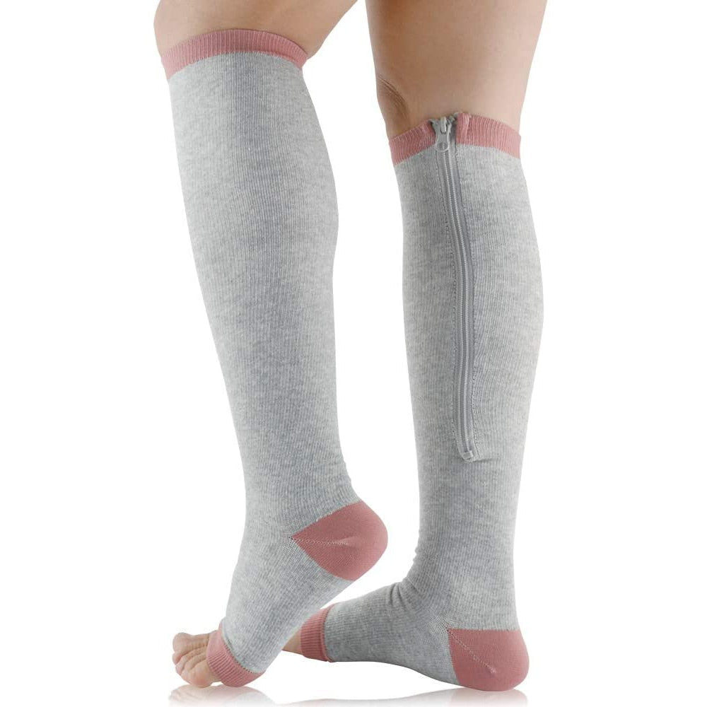 Comfortable Zippered Compression Socks