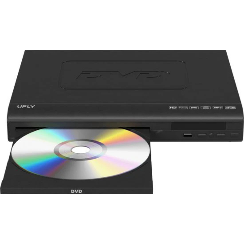 Compact DVD Player with HDMI Output & Region-Free Playback