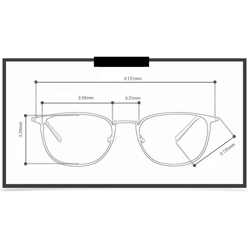 Compact Folding Reading Glasses with Case