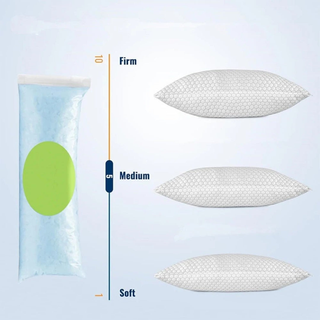 Cooling Pillow - Adjustable Sleeping Pillow for Cooling Comfort