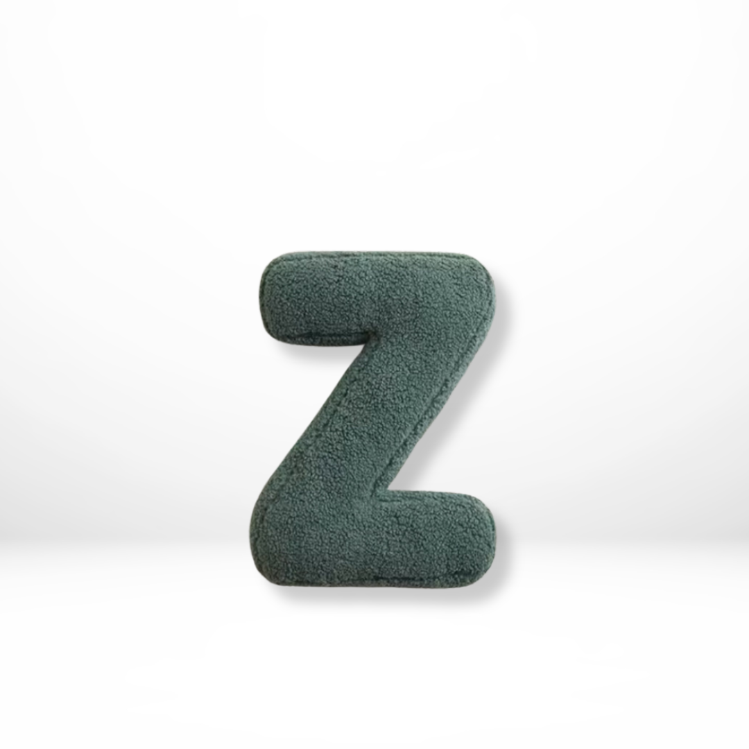 Decorative Alphabet Letter Throw Pillow