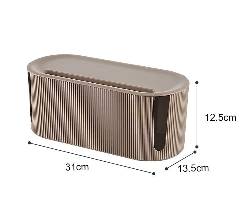 Designer Storage Box | Organizer for Cords, Adapters and Power Strips