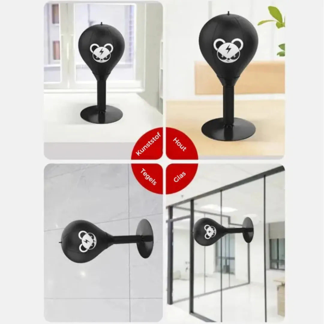 Desktop Punching Bag - Standing Training Ball with Suction Cup