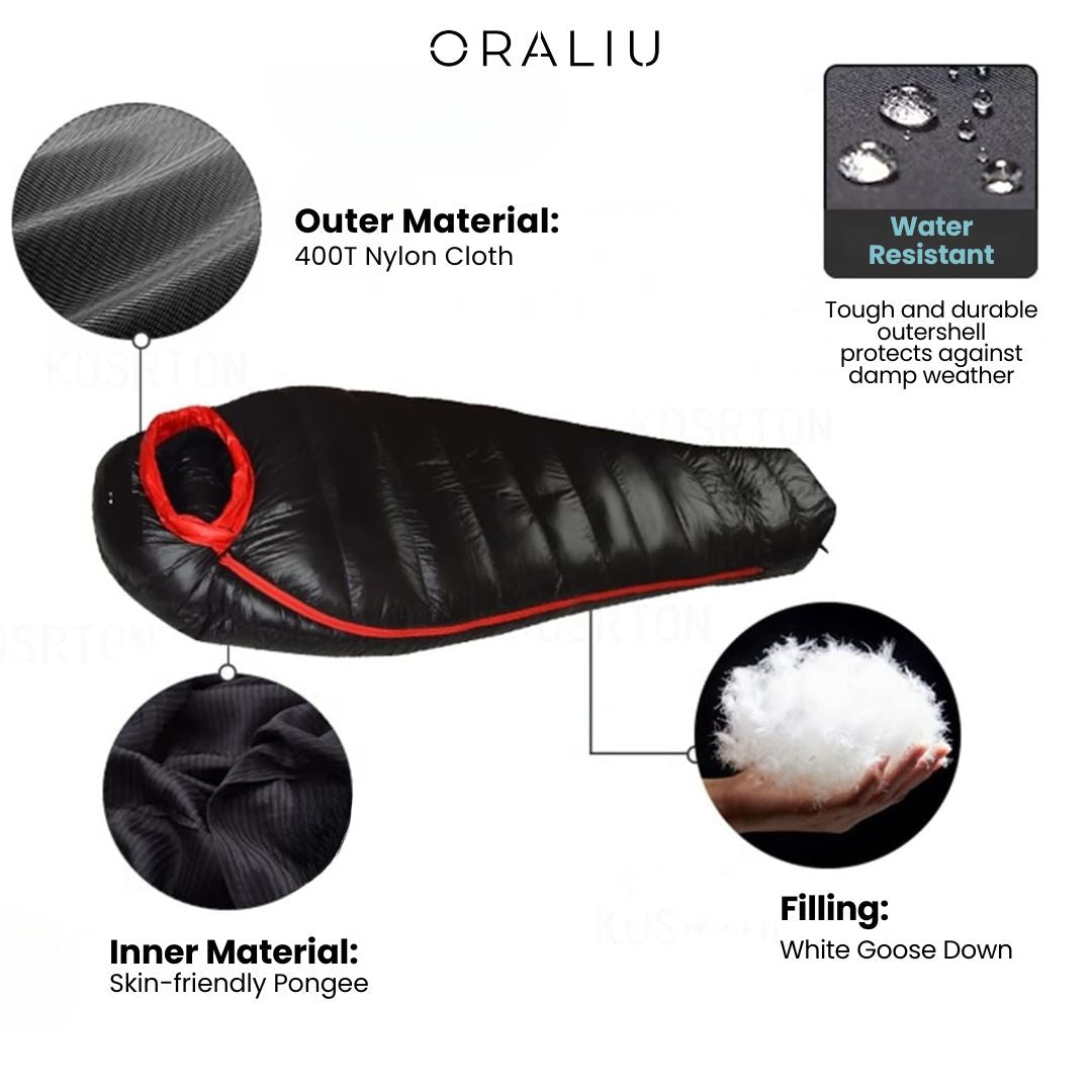 Down-Insulated Winter Sleeping Bag 20°C