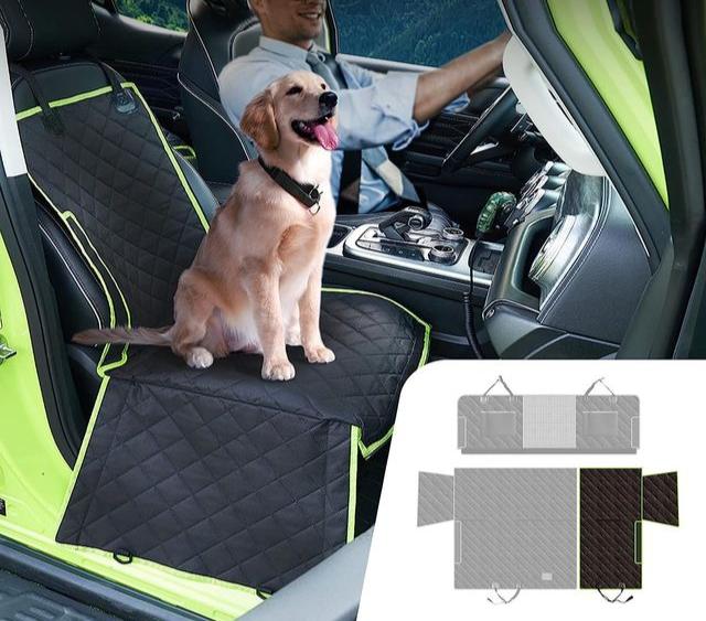 Durable and Waterproof Back Seat Cover for Dogs