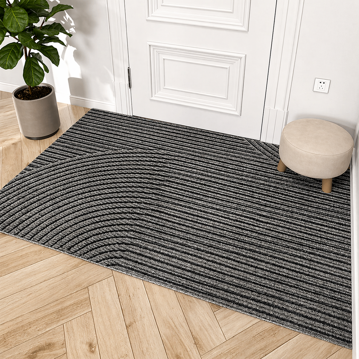 Durable Non-Slip Doormat | Modern Dirt-Resistant Entryway Mat