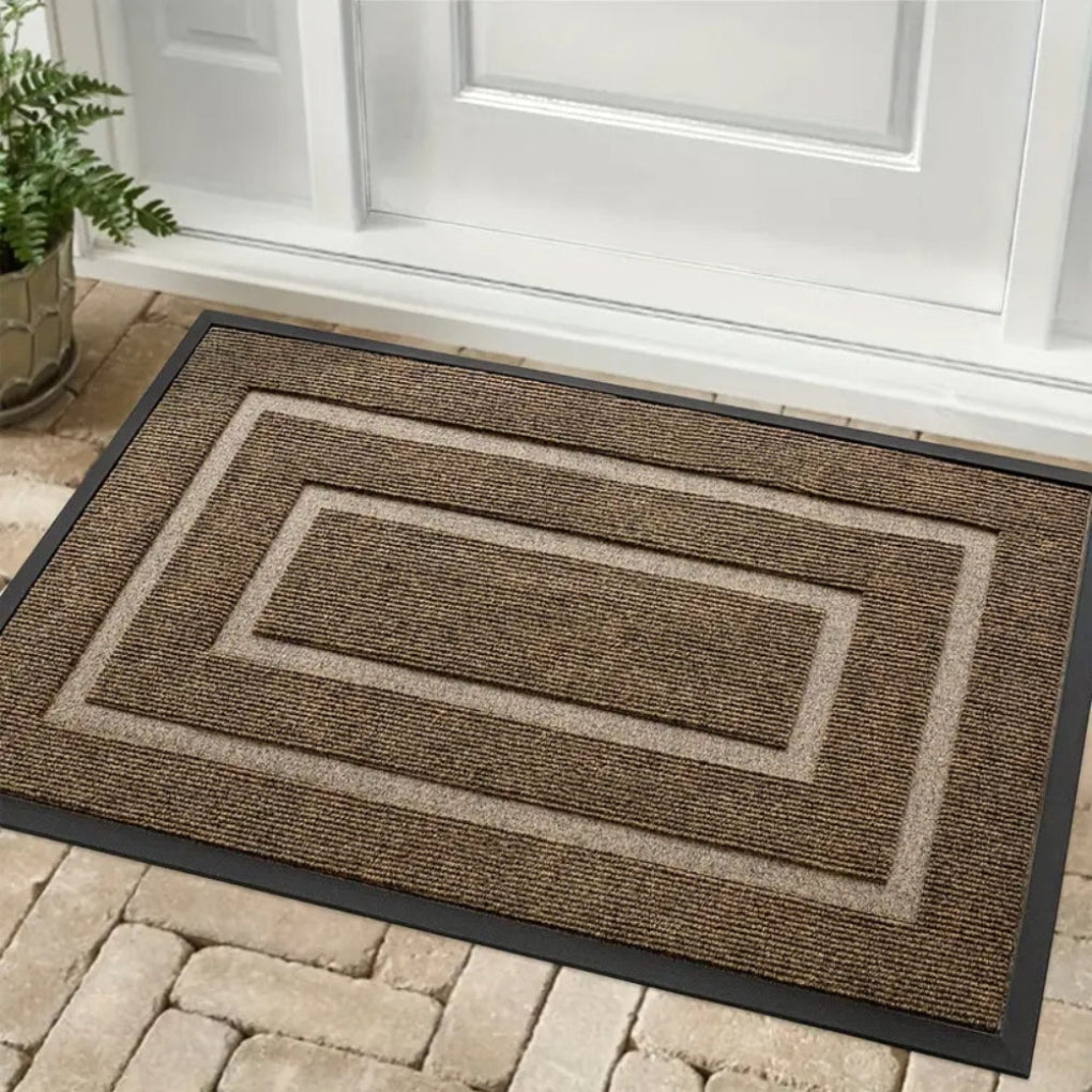 Durable Waterproof All-Weather Rubber Entry Doormat
