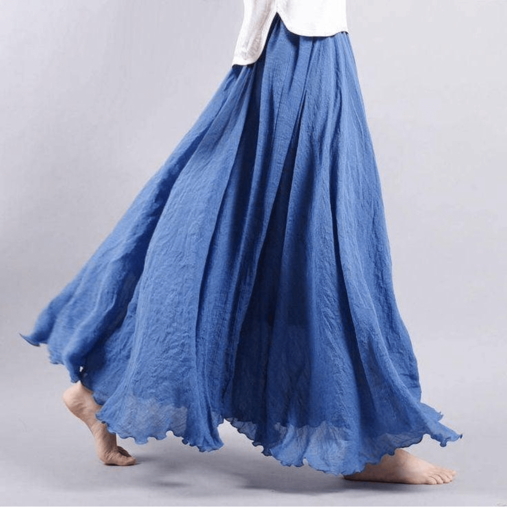 Elegant Bohemian Maxi Skirt