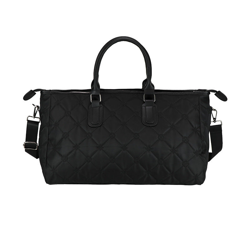 Elegant Quilted Travel Tote Bag