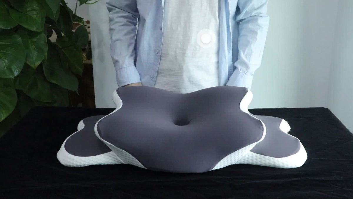 Ergonomic Memory Foam Neck Pillow – For Optimal Comfort and Support at Night