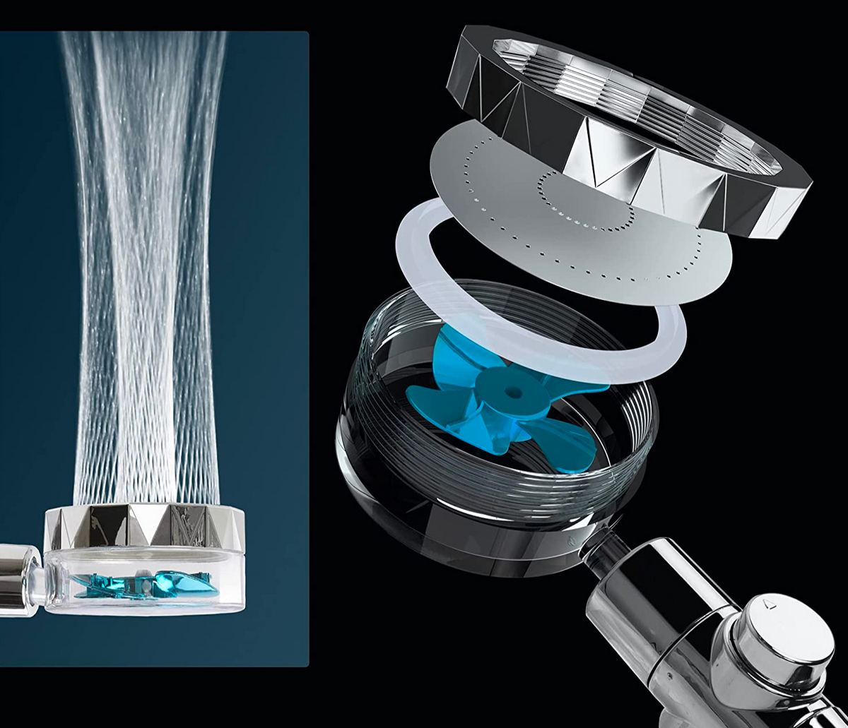 Filtered Turbo Jet Shower Head | Built to Last