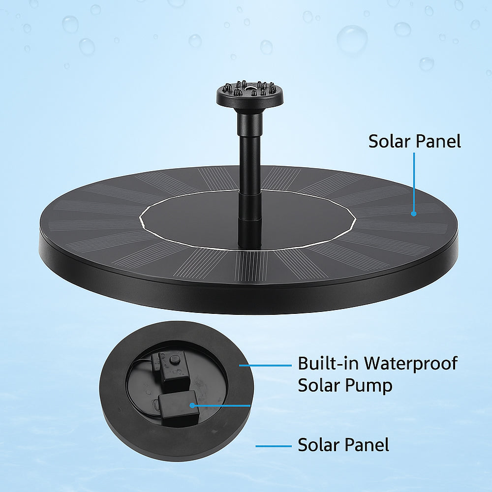 Floating Solar Water Fountain