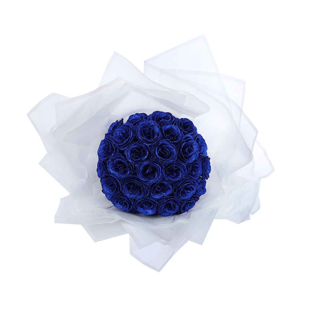 Forever-Blooming Glitter Rose Bouquet
