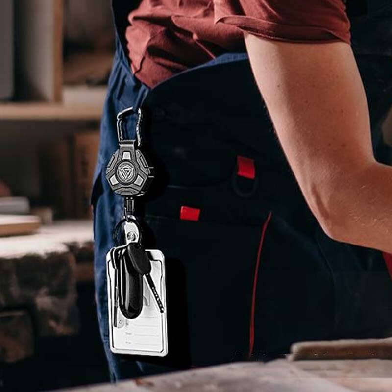 Heavy-Duty Retractable Keychain and Badge Reel