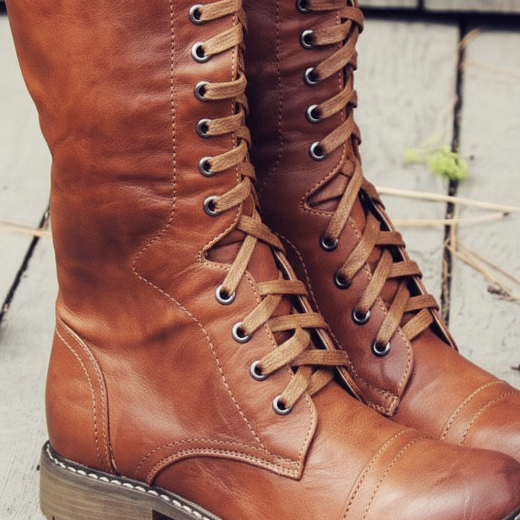 Lace-Up Boots