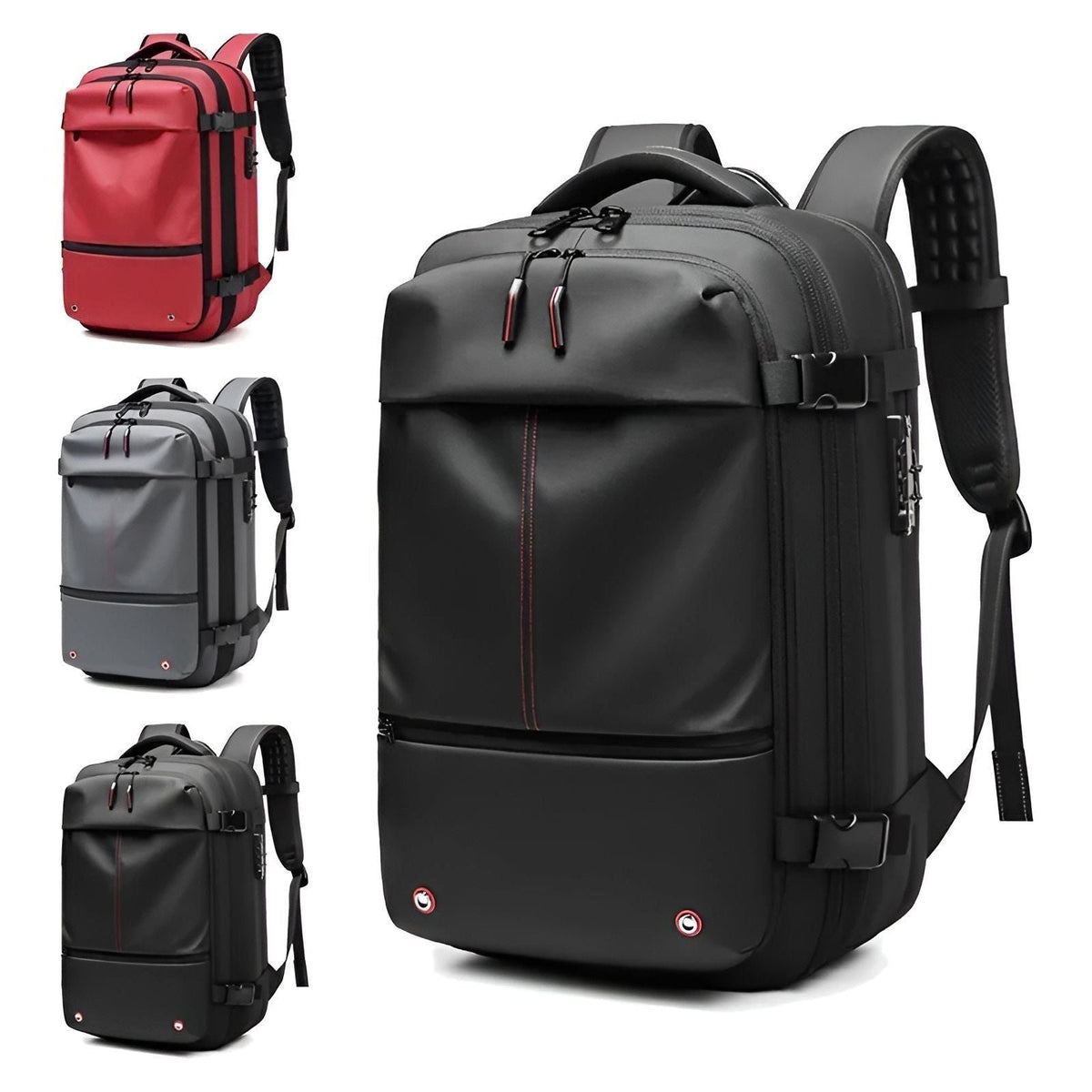 Large-Capacity Vacuum Compression Travel Backpack - Waterproof & Carry-On Friendly