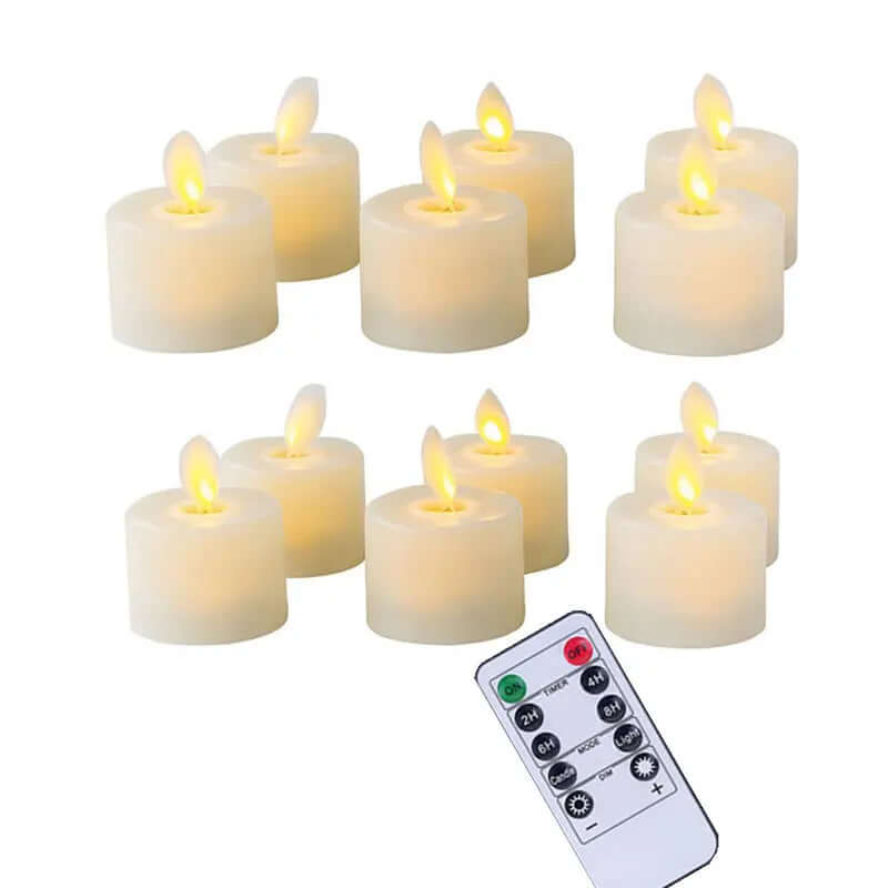 LED Candle Set with Moving Wick