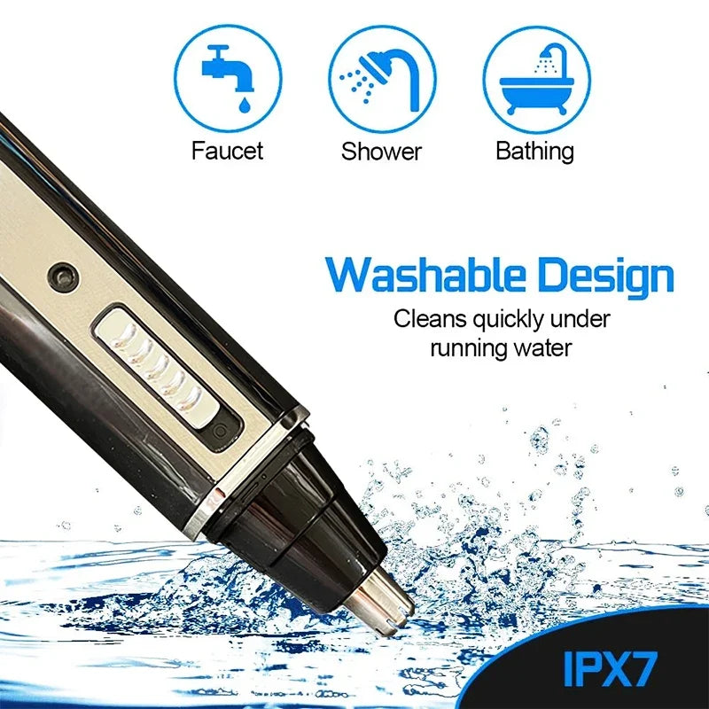 Men's 4-in-1 Rechargeable Nose & Beard Trimmer