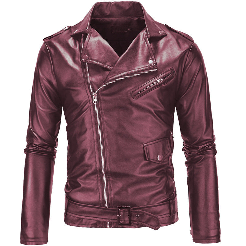 Men's Biker Jacket - Rugged & Timeless