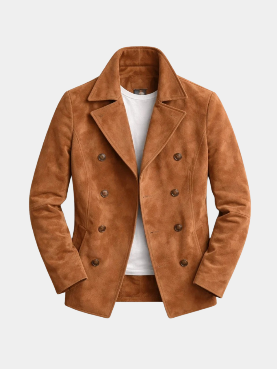 Men's Double-Breasted Peacoat