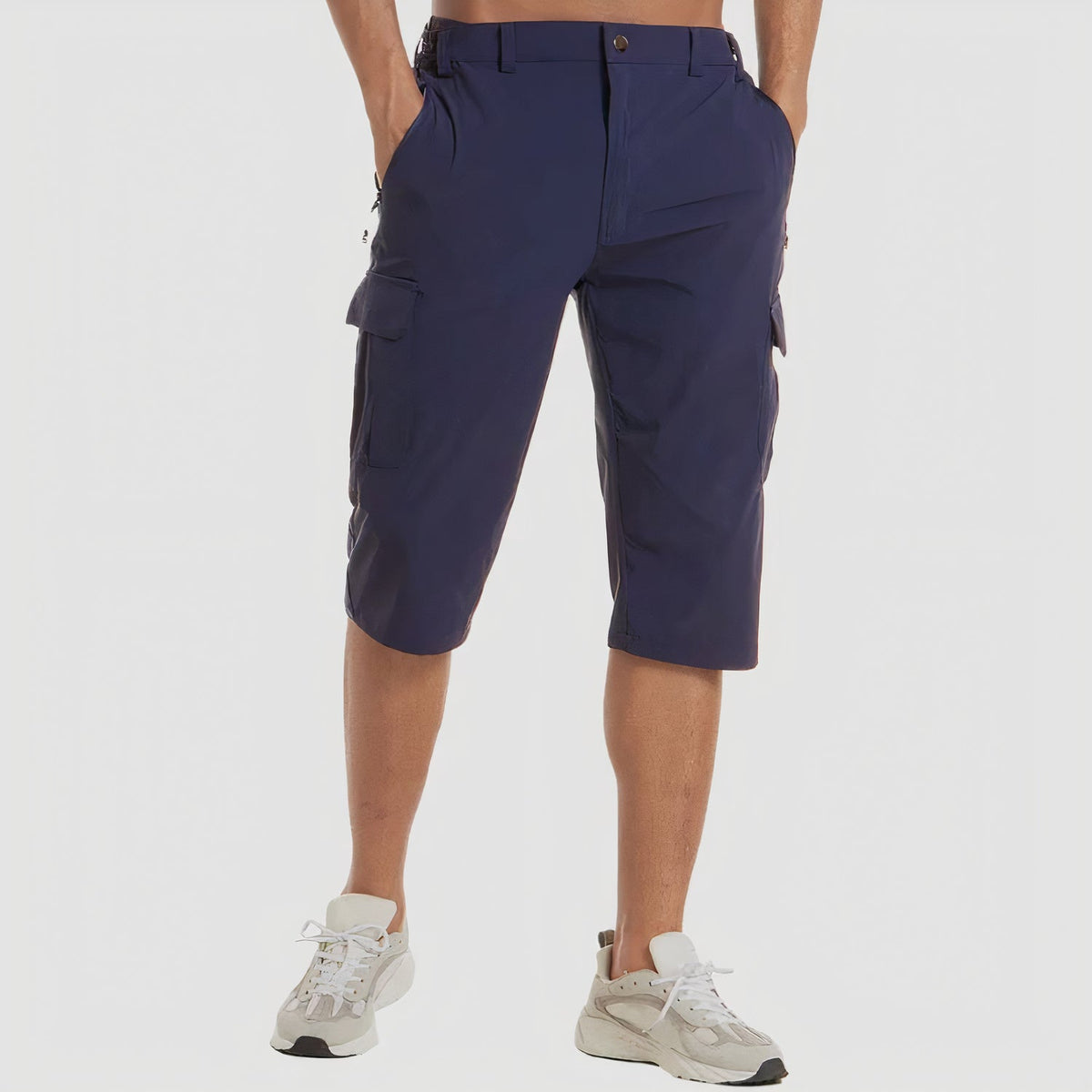 Men's Knee-Length Cargo Shorts