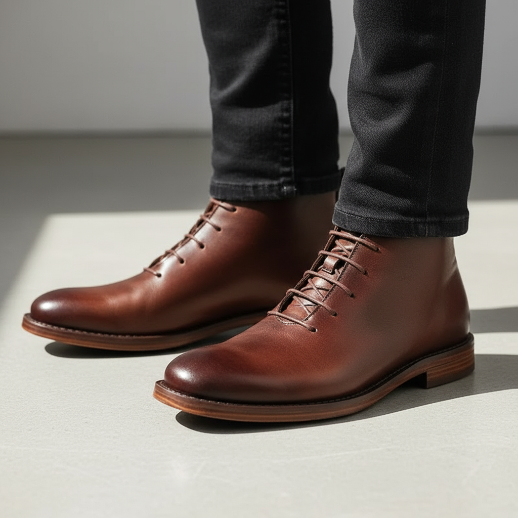 Men's Lace-Up Ankle Boots