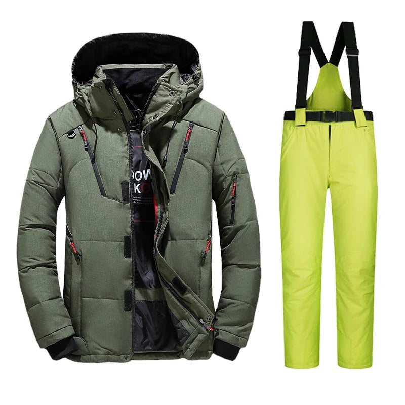 Men's Lined Two-Piece Ski Suit