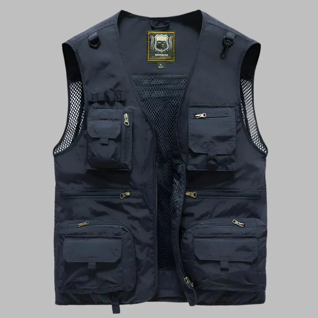 Men's Multi-Pocket Cargo Vest