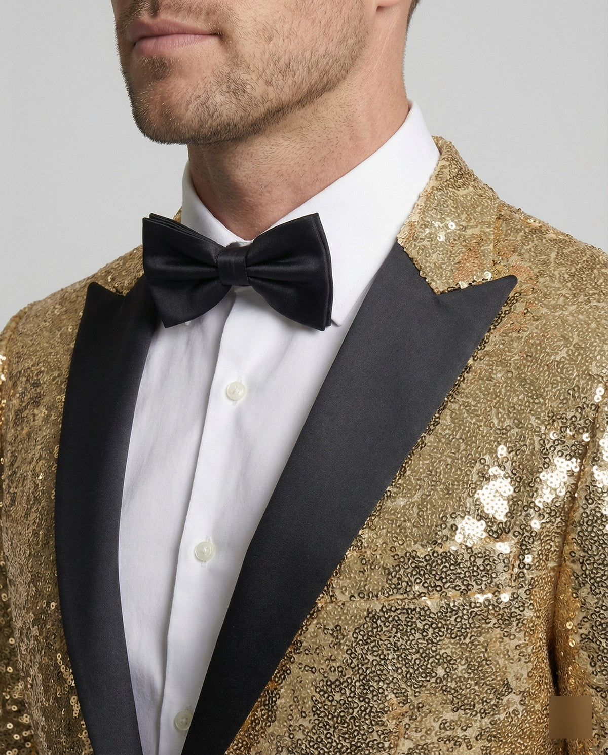 Men's Shiny Sequin Blazer