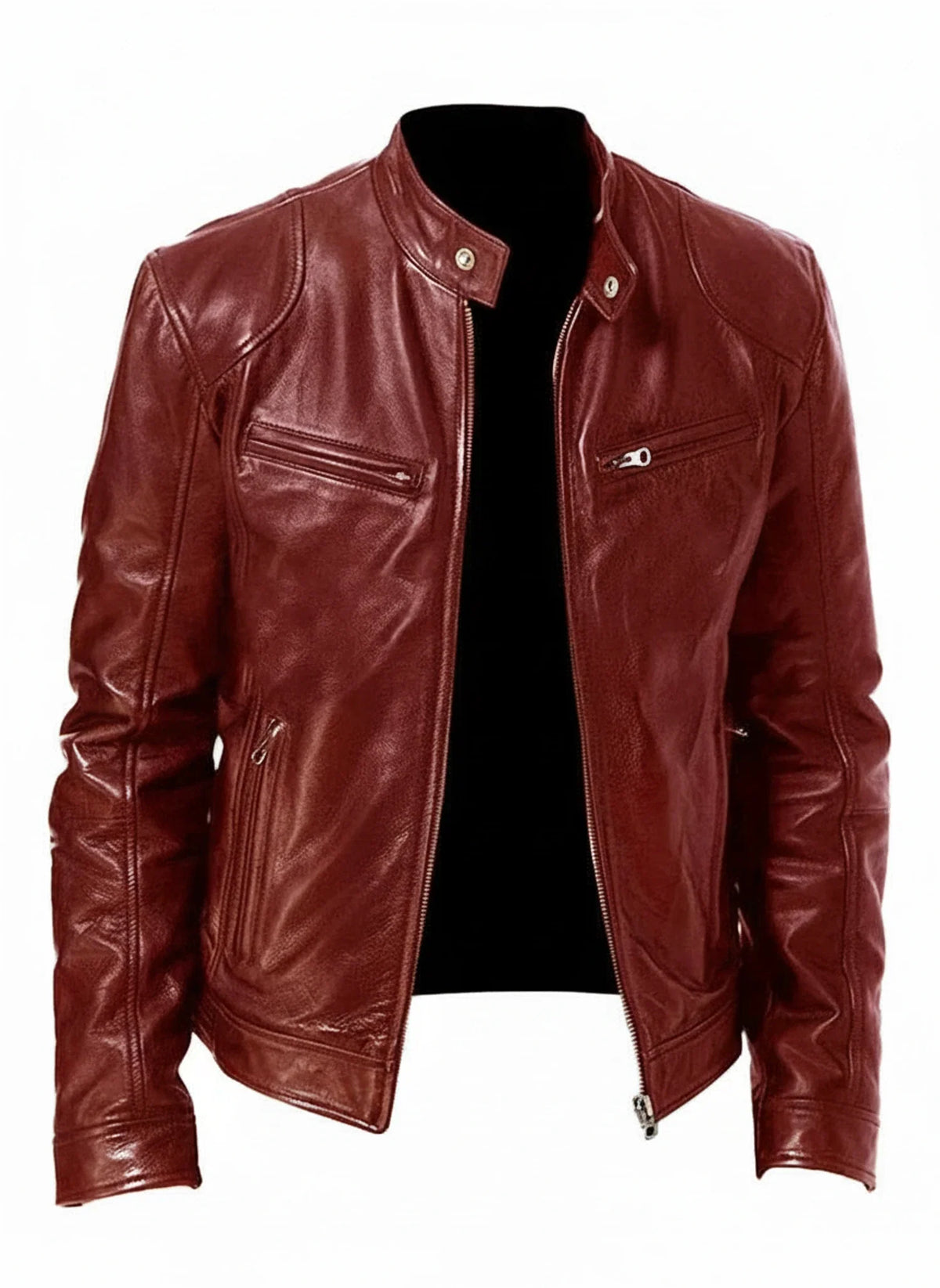 Men's Slim Fit Racer Jacket