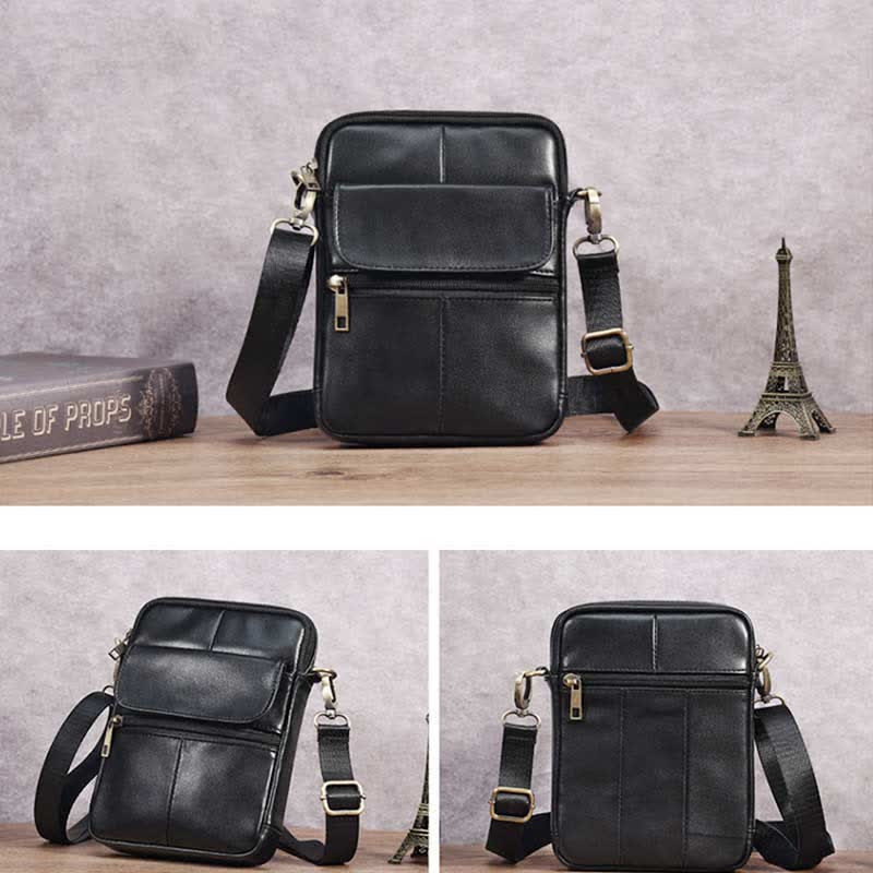 Men’s Small Shoulder Bag – Compact Crossbody with Adjustable Strap