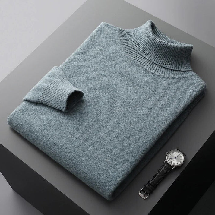 Men's Turtleneck Sweater - Winter