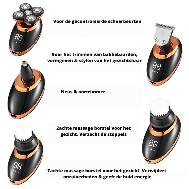 Men's Waterproof Cordless Trimmer