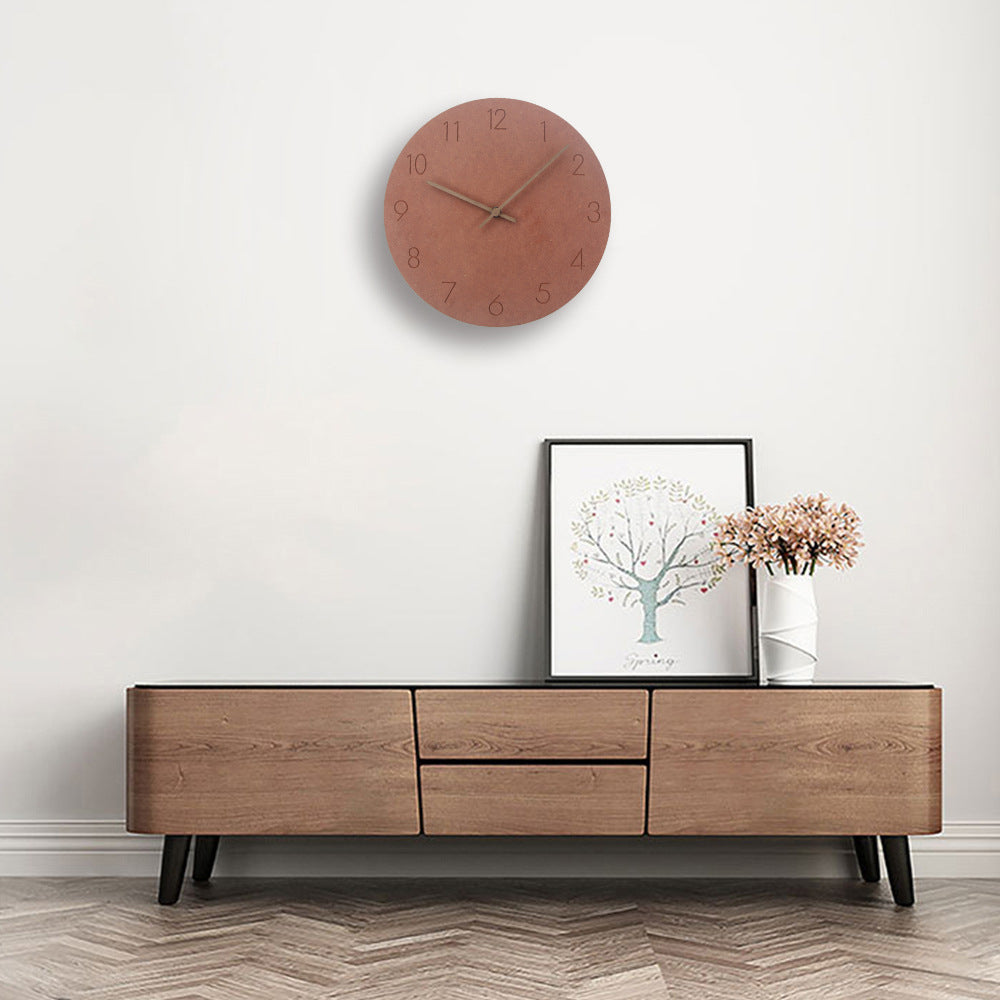 Minimalist Norwegian Silent Wall Clock