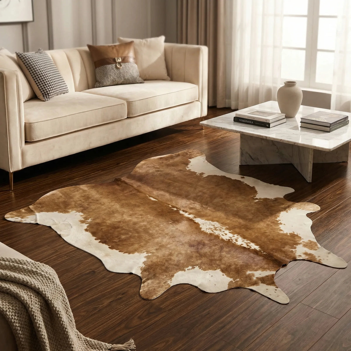 Modern Faux Fur Area Rug