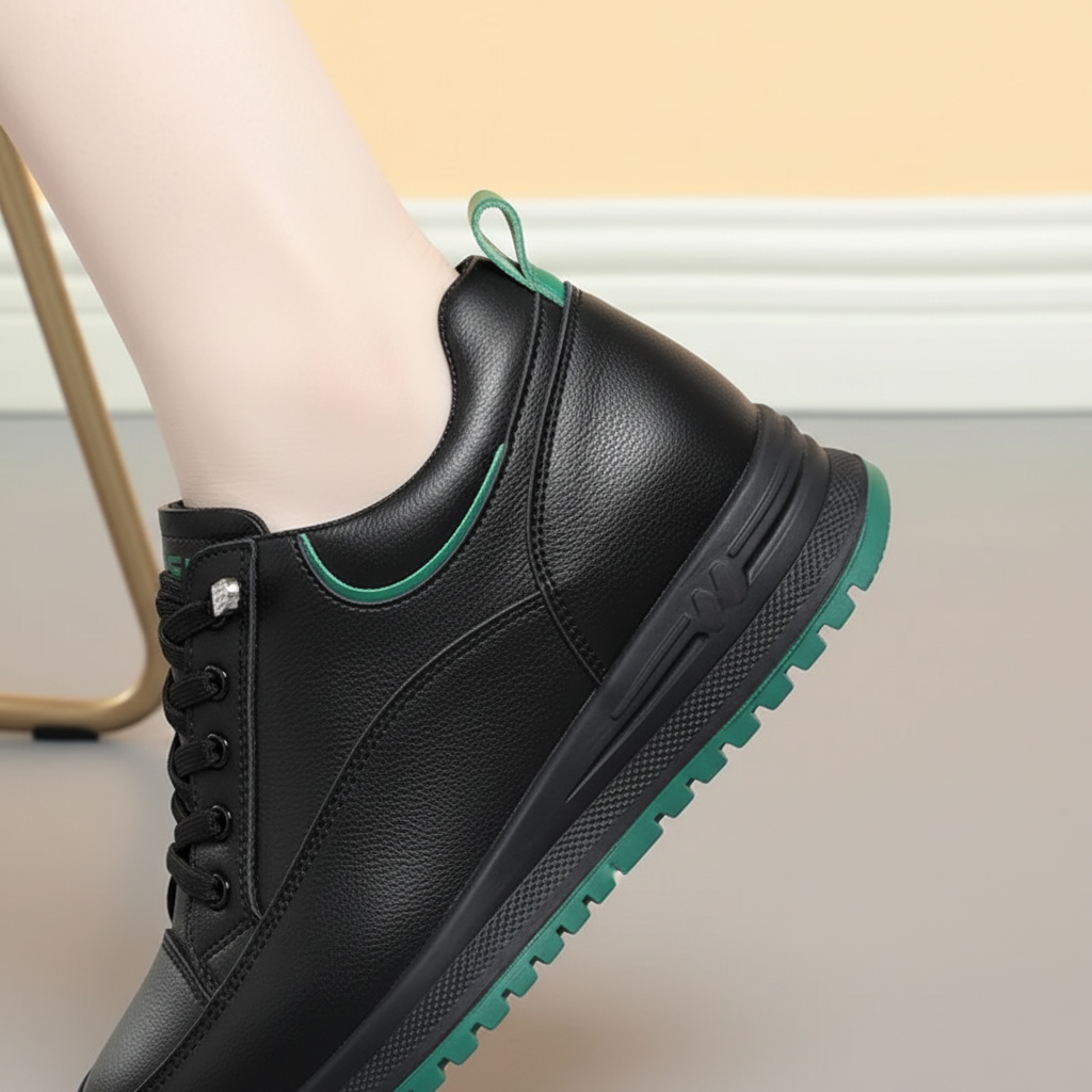 Non-Slip Profiled Rubber Sole - Pamela