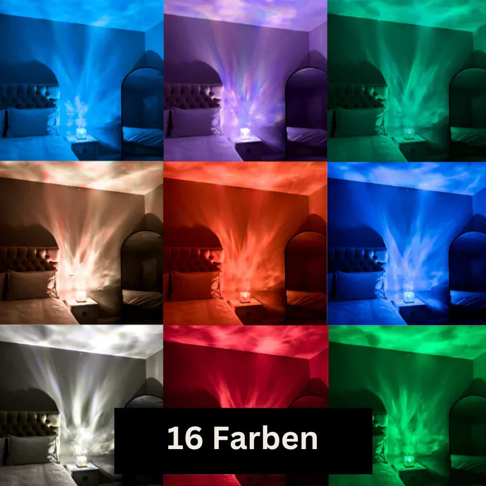 Northern Lights Lamp – 16-Color LED Mood Light with Remote