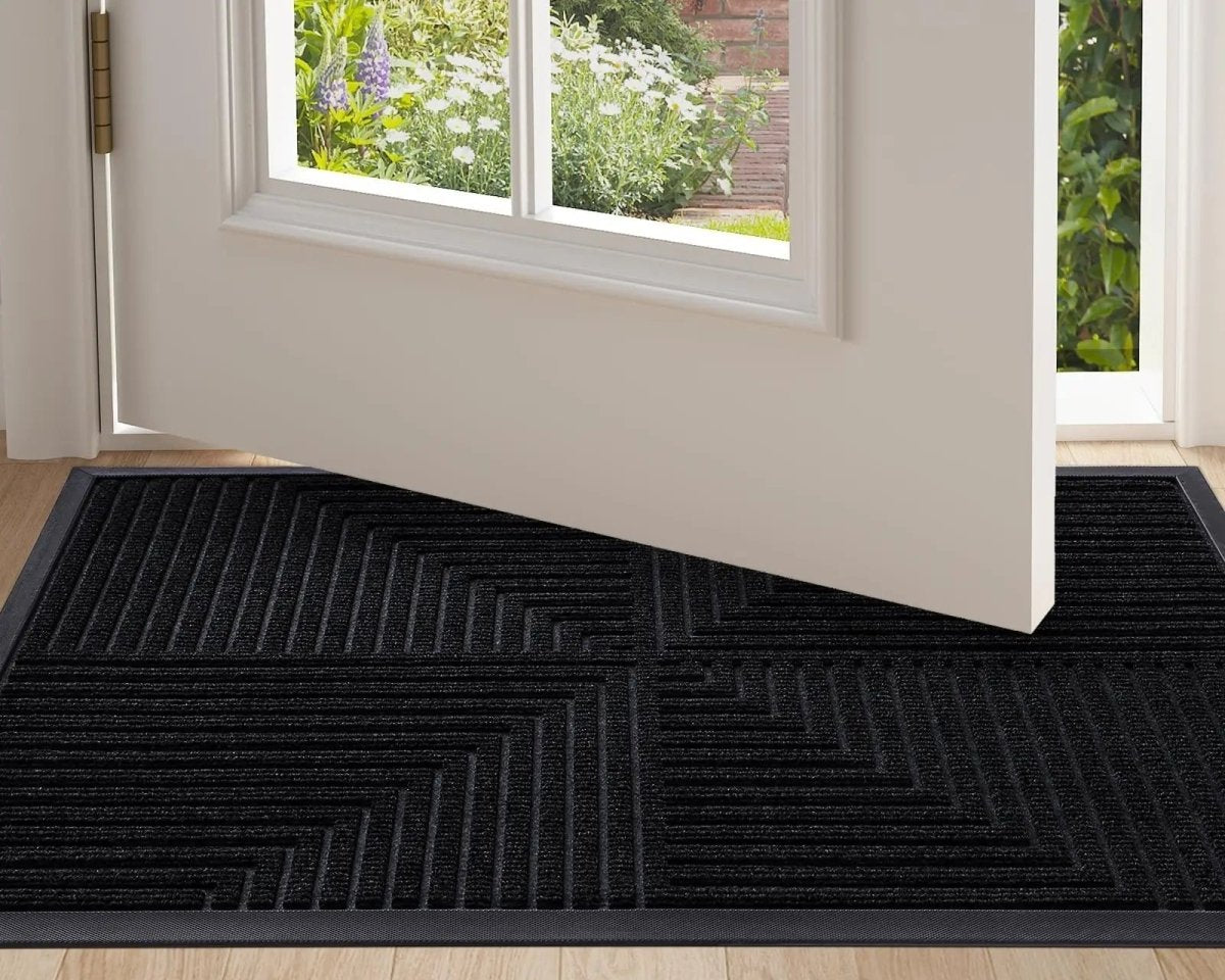Outdoor Doormat with Non-Slip Backing and Dirt-Trapping Function